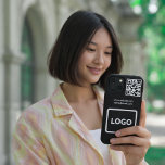 Business Logo QR Code Branding Simple iPhone 13 Case<br><div class="desc">Business Logo QR Code Branding Simple
Perfect case for anyone who wants a trendy and attractive customisation,  cute phone case you can customise the background,  QR code,  add your logo,  website and email.
modern, simple, qr code, black, branding, marketing, logo, professional business company, minimalist, </div>
