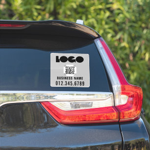 Business Logo & QR Code Car Window Vinyl Bumper St