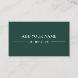 Business Logo QR Code Green Modern Professional Card