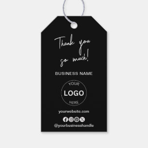 Business Logo Qr Code Hang Tags Review us