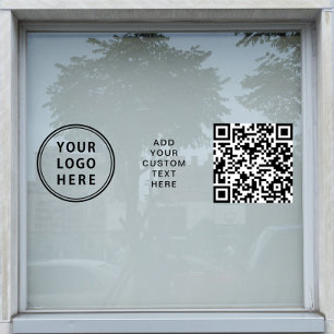 Business Logo QR Code Horizontal