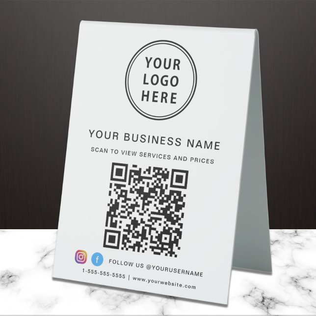 Business Logo QR Code Social Media (Creator Uploaded)