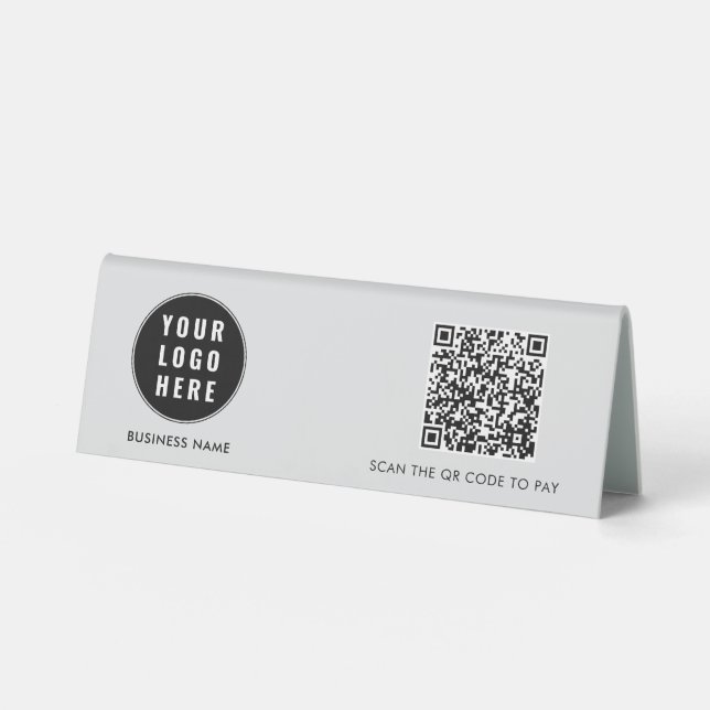 Business Logo Retail QR Code Custom (Front)