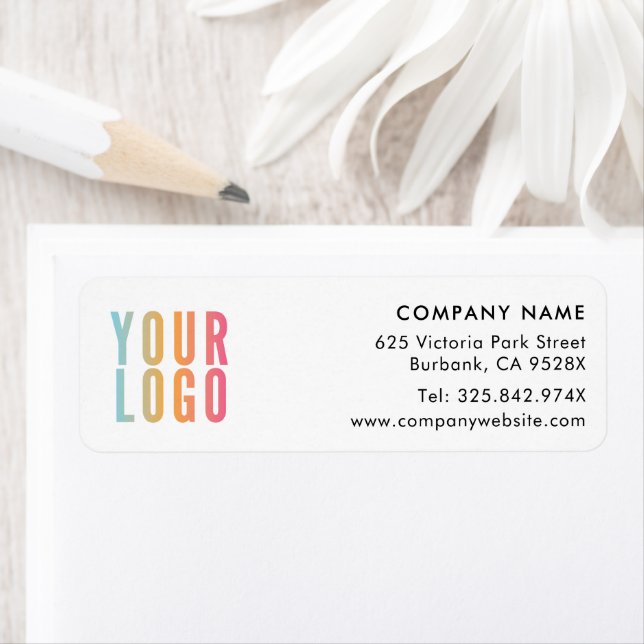 Business Logo Return Address Label (Insitu)