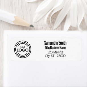 Business Logo Return Address Label