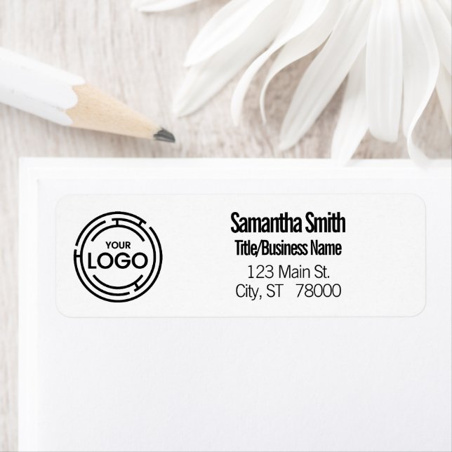 Business Logo Return Address Label (Insitu)