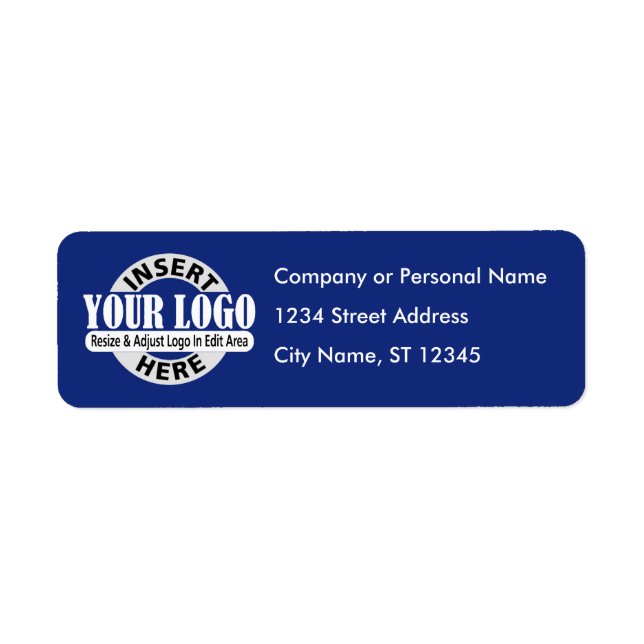 Business Logo Return Address Label (Front)