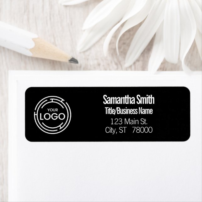 Business Logo Return Address Label (Insitu)