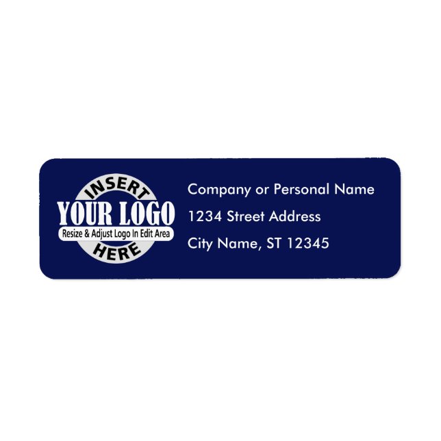 Business Logo Return Address Label (Front)