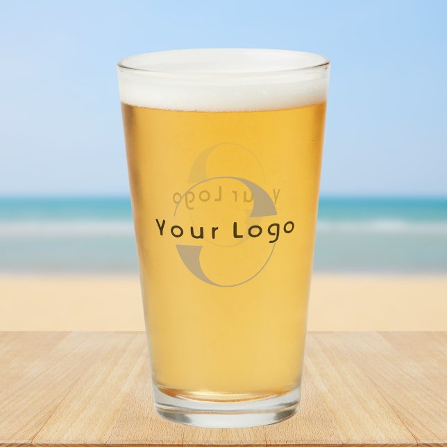Business logo Simple clean minimal Company Beer Glass (Creator Uploaded)
