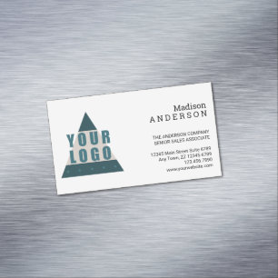Business Logo Simple Modern Creative Promo Magnetic Business Card
