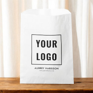 Business Logo Simple Professional Favour Bag