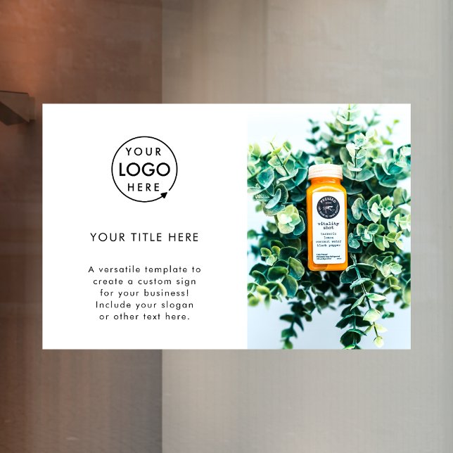 Business Logo | Simple White Minimalist Photo (Creator Uploaded)