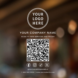 Business Logo Social Media Create Your QR Code