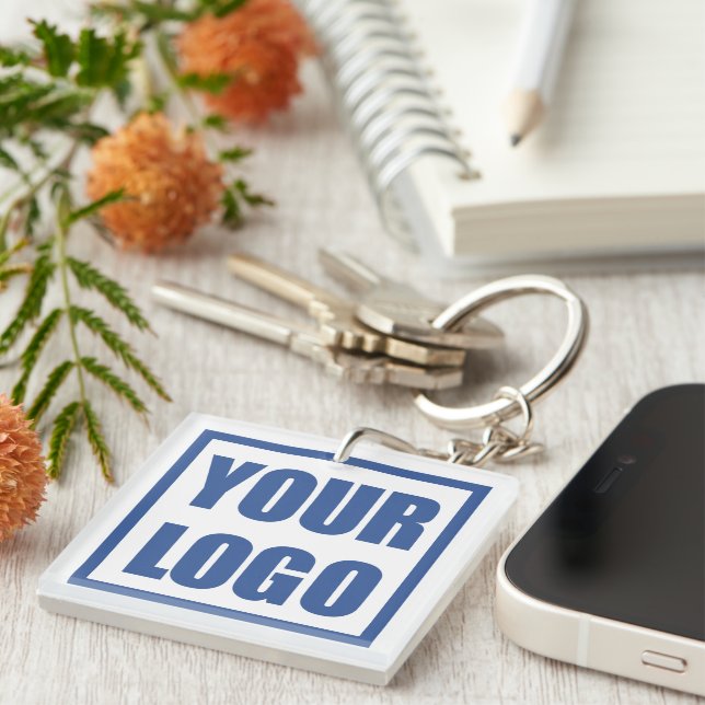 Business Logo Template Keychain (Front Right)