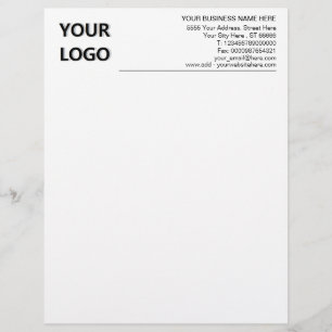 Business Logo Text Address Contact Info Letterhead