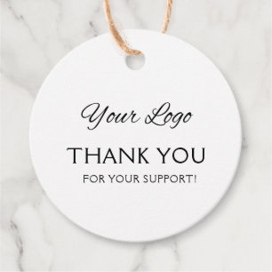 Business Logo Thank you Label Hang Tag