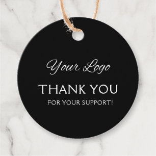Business Logo Thank you Label Hang Tag