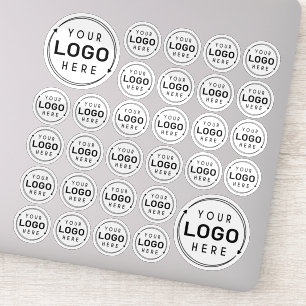 Business Logo Variety Sizes 30 Stickers