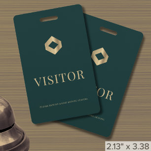 Business Logo Visitor Badge ID Badge