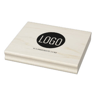 Business Logo Website Customisable Template Rubber Stamp