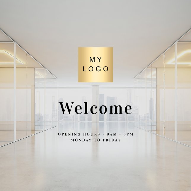 Business logo welcome opening hours (Creator Uploaded)