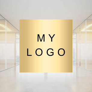 Business logo window cling square