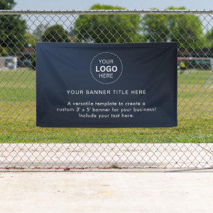 Business Logo With Professional 5' Banner