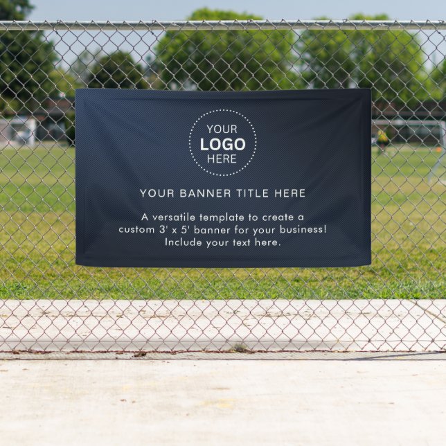 Business Logo With Professional 5' Banner (Insitu)