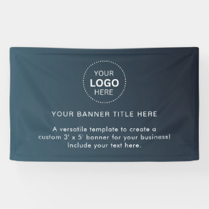 Business Logo With Professional 5' Banner
