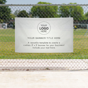 Business Logo With Professional 5' Banner