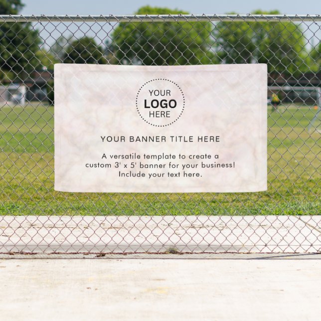 Business Logo With Professional 5' Banner (Insitu)