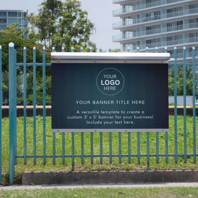 Business Logo With Professional 5' Banner (Creator Uploaded)