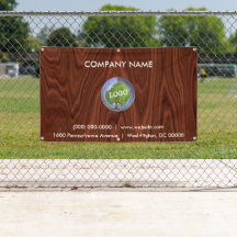 Business Logo Wood Outdoor