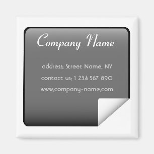 Business Magnet Design - Black