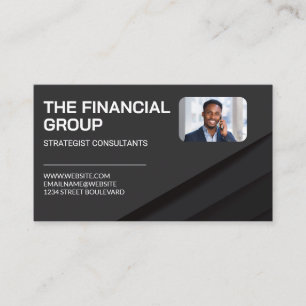 Business Man on Phone Corporate Business Card