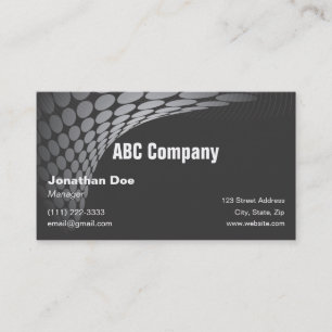 Business Manager Personal Card