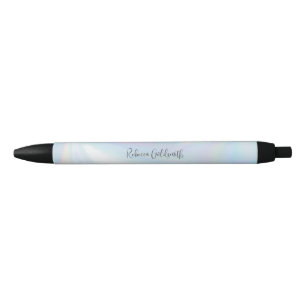 Business Manager Script Holographic Black Ink Pen