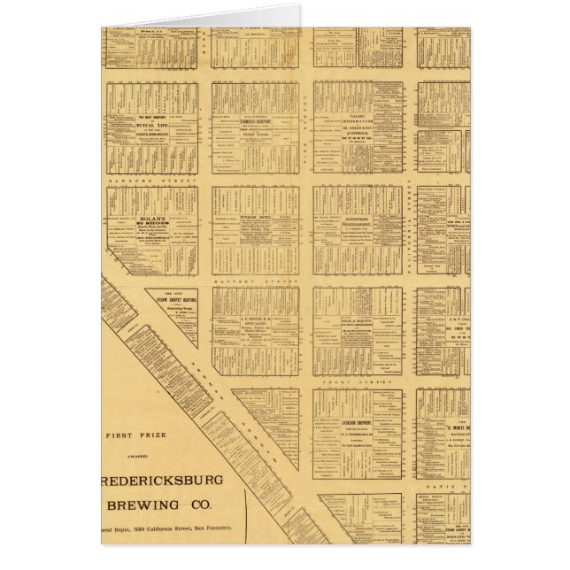 Business Map of San Francisco (Front)