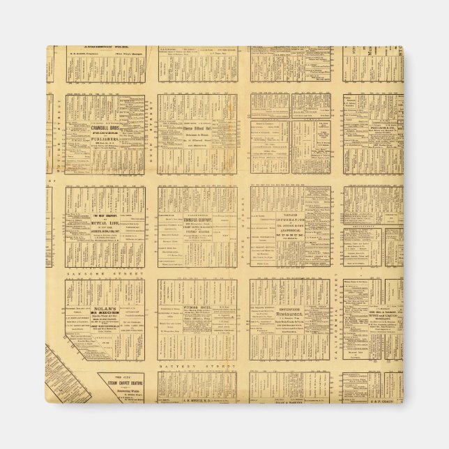 Business Map of San Francisco Magnet (Front)