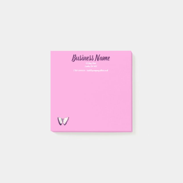 Business Marketing items personalized Post-it Notes (Front)