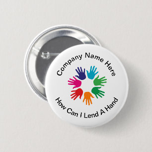 Business Medical Health Pin Back Buttons