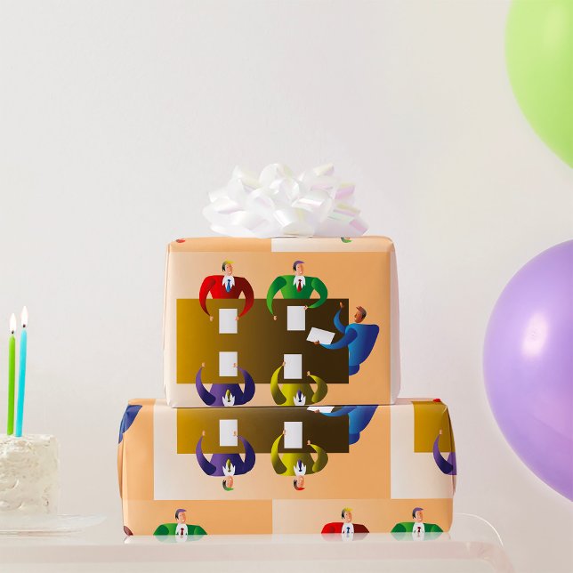 Business Meeting Wrapping Paper (Creator Uploaded)