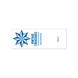 Business Merchandise Logo Price Tag Self-inking Stamp