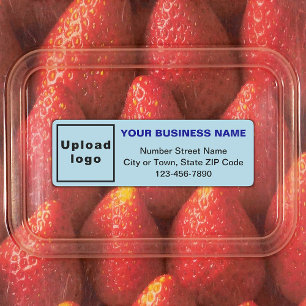 Business Minimal Texts on Light Blue Rectangle