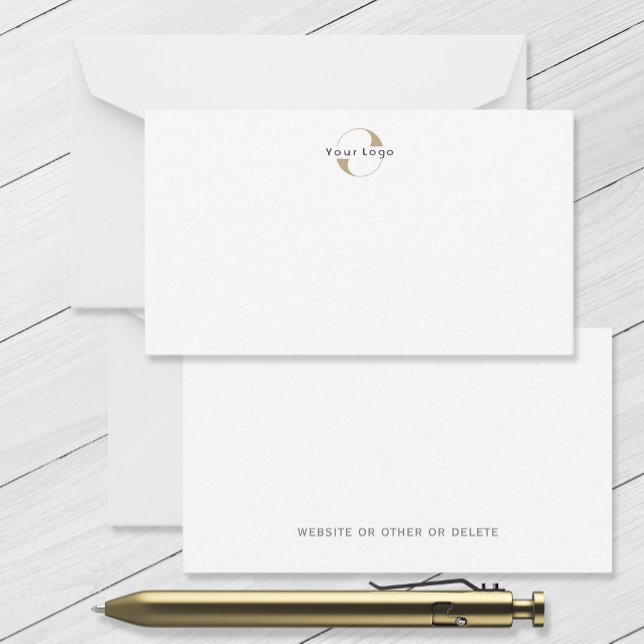 Business Modern Logo Clean Minimal Company White Card (Creator Uploaded)
