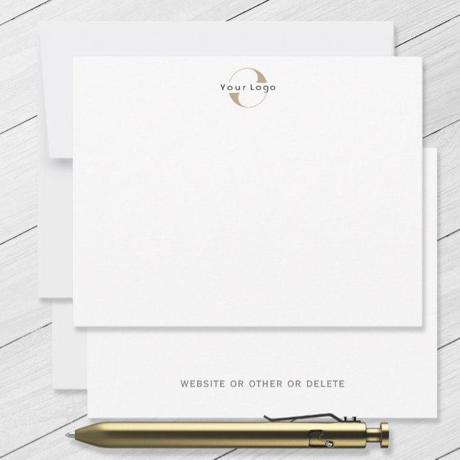 Business Modern Logo Clean Minimal Company White N Card (Creator Uploaded)