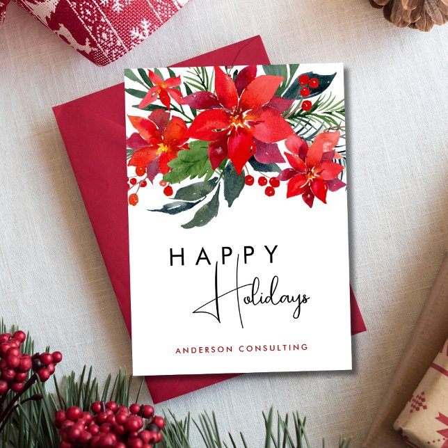Business Modern Simple Holiday Card (Creator Uploaded)
