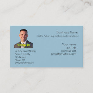 Business Monogram Generic Portrait New Value Fab Card