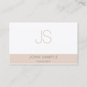 Business Monogram Modern Template Professional Card